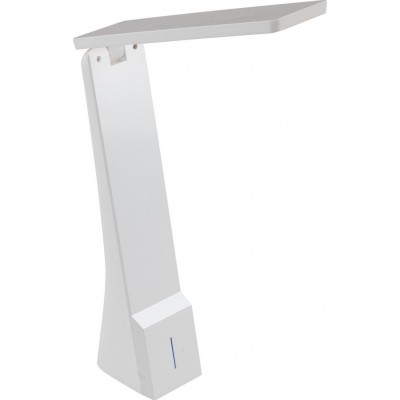 Lámpara de escritorio Eglo La Seca 1.8W 3000K Luz cálida. Forma Cúbica 26×20 cm. Oficina y zona de trabajo. Estilo moderno y diseño. Plástico. Color blanco