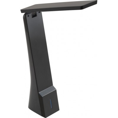 39,95 € Free Shipping | Desk lamp Eglo La Seca 1.8W 3000K Warm light. Cubic Shape 26×20 cm. Office and work zone. Modern and design Style. Plastic. Black Color