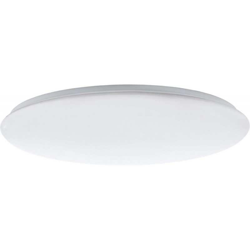 169,95 € Free Shipping | Indoor ceiling light Eglo Giron 60W 3000K Warm light. Spherical Shape Ø 76 cm. Kitchen and bathroom. Classic Style. Steel and Plastic. White Color