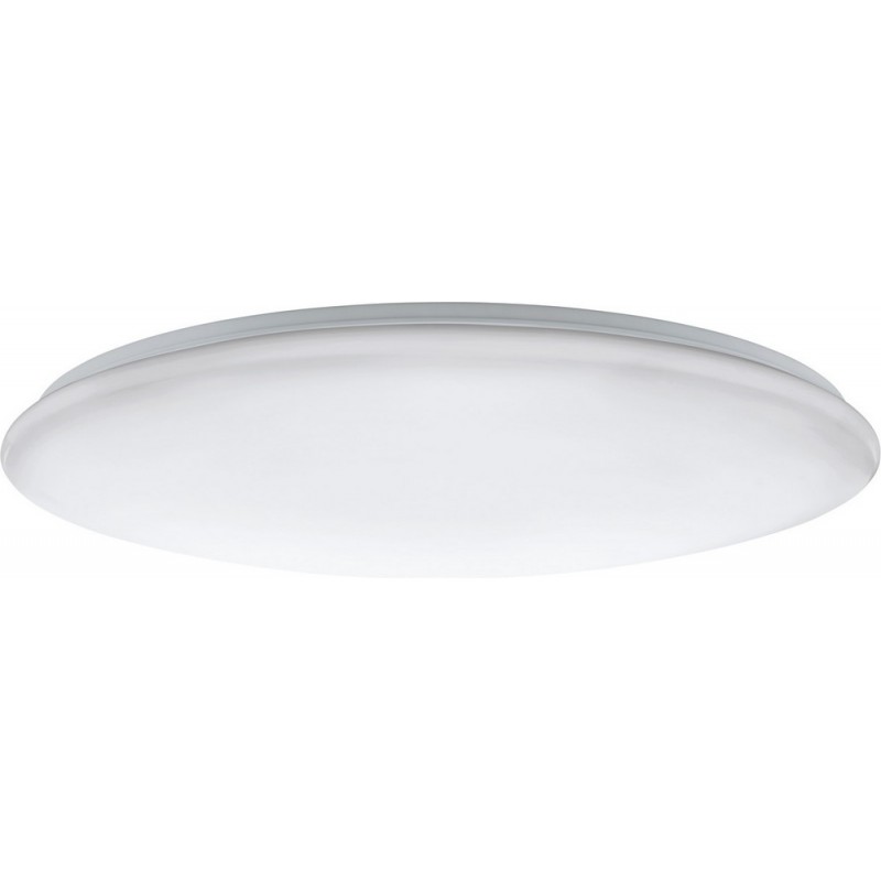 286,95 € Free Shipping | Indoor ceiling light Eglo Giron 80W 3000K Warm light. Spherical Shape Ø 100 cm. Kitchen and bathroom. Classic Style. Steel and Plastic. White Color