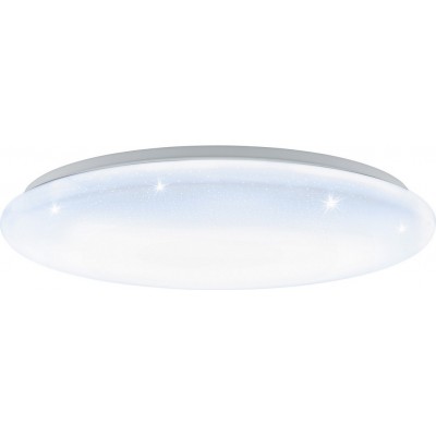Plafón de interior Eglo Giron S 40W 3000K Luz cálida. Forma Esférica Ø 57 cm. Cocina y baño. Estilo clásico. Acero y Plástico. Color blanco