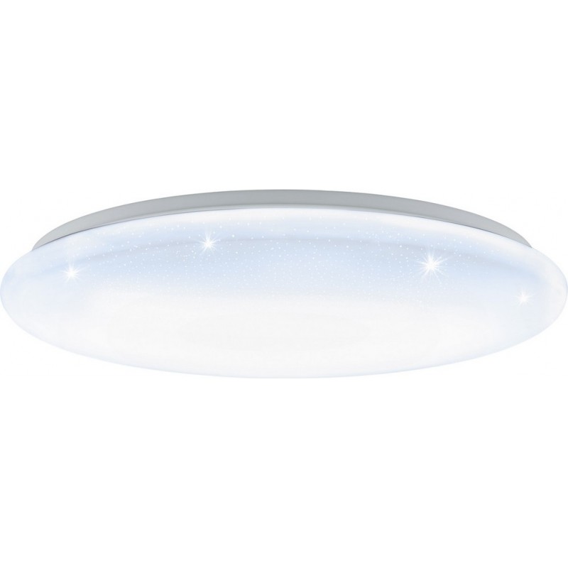 157,95 € Free Shipping | Indoor ceiling light Eglo Giron S 40W 3000K Warm light. Spherical Shape Ø 57 cm. Kitchen and bathroom. Classic Style. Steel and Plastic. White Color