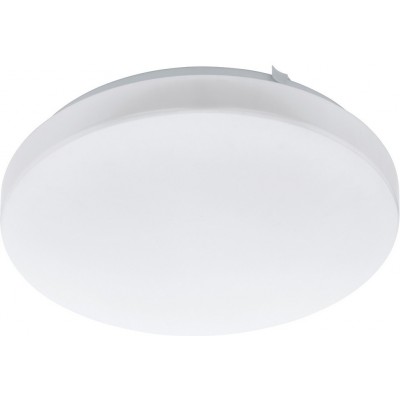 24,95 € Free Shipping | Indoor ceiling light Eglo Frania 11.5W 3000K Warm light. Spherical Shape Ø 28 cm. Kitchen and bathroom. Classic Style. Steel and plastic. White Color