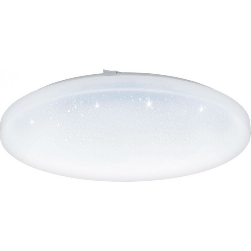 49,95 € Free Shipping | Indoor ceiling light Eglo Frania S 33.5W 3000K Warm light. Round Shape Ø 43 cm. Kitchen and bathroom. Classic Style. Steel and plastic. White Color