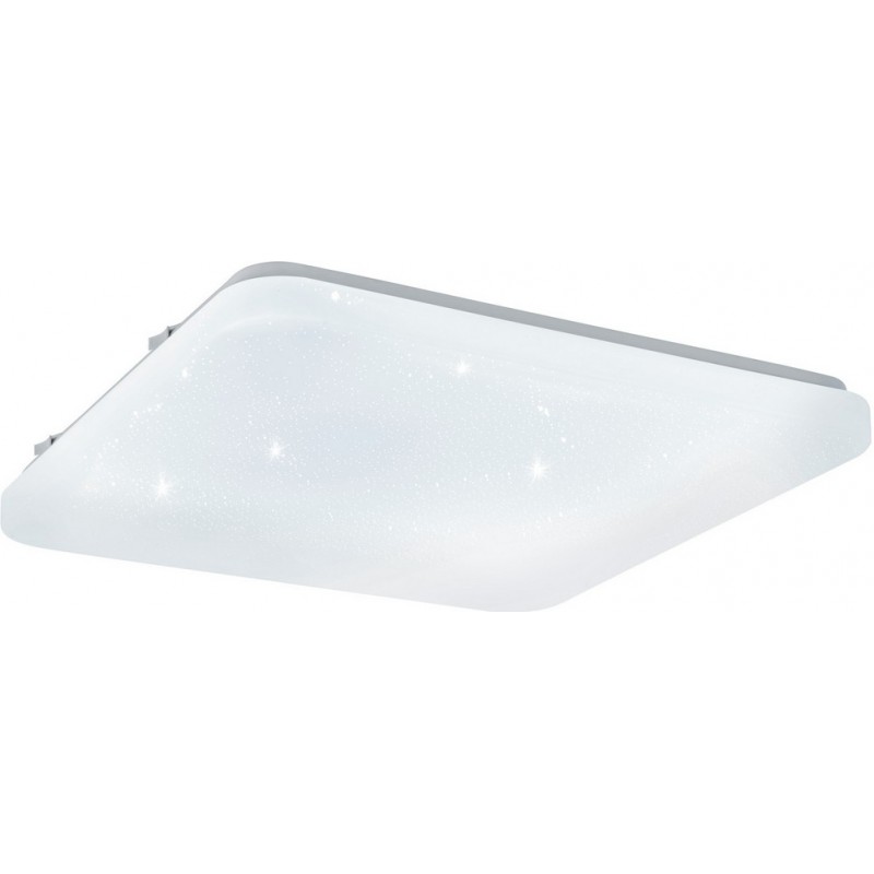 38,95 € 免费送货 | 室内顶灯 Eglo Frania S 17.5W 3000K 暖光. 正方形 形状 33×33 cm. 厨房 和 浴室. 经典的 风格. 钢 和 塑料. 白色的 颜色