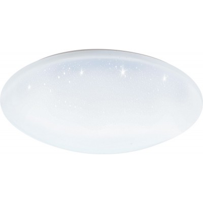 199,95 € Free Shipping | Indoor ceiling light Eglo Totari C 34W 2700K Very warm light. Ø 58 cm. Steel and plastic. White Color
