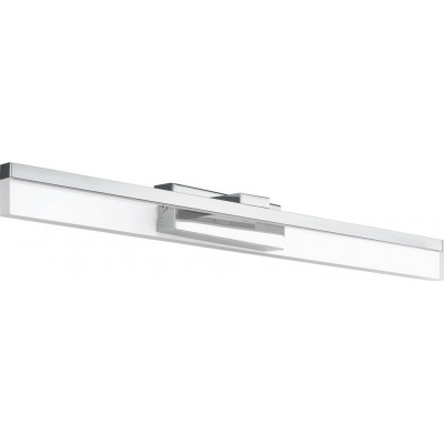 104,95 € Envio grátis | Iluminação de móveis Eglo Palmital 10W 3000K Luz quente. 60×8 cm. Aço, alumínio e plástico. Cor cromado e prata