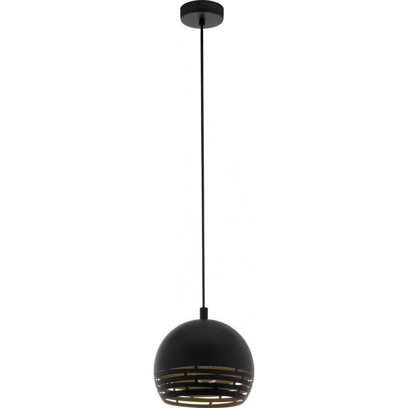 48,95 € 免费送货 | 吊灯 Eglo Camastra 40W 球形 形状 Ø 22 cm. 客厅 和 饭厅. 现代的, 复杂的 和 设计 风格. 钢. 金的 和 黑色的 颜色