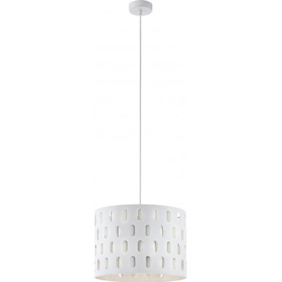 Hängelampe Eglo Ronsecco 60W Ø 38 cm. Stahl. Weiß Farbe