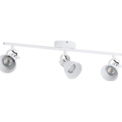 Indoor spotlight Eglo Seras 1 10W 60×7 cm. Steel. White Color