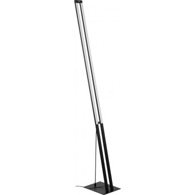 153,95 € Free Shipping | Floor lamp Eglo Amontillado 27W 3000K Warm light. Extended Shape 160 cm. Living room, dining room and bedroom. Modern, sophisticated and design Style. Steel, aluminum and plastic. White and black Color