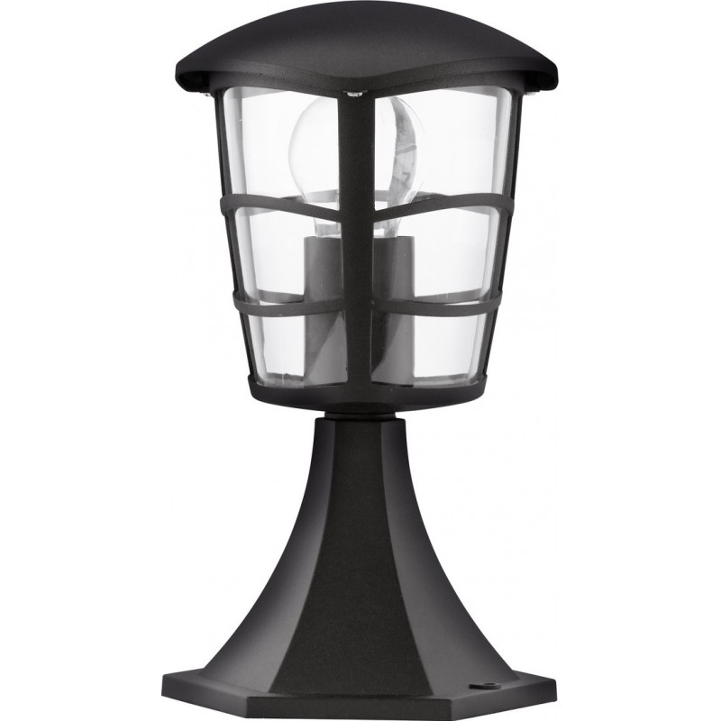 28,95 € 免费送货 | 发光信标 Eglo Aloria 60W 锥 形状 30×17 cm. 插座灯 阳台, 花园 和 水池. 复古的 和 优质的 风格. 铝 和 塑料. 黑色的 颜色