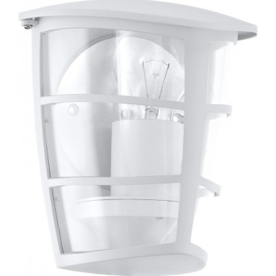 23,95 € Spedizione Gratuita | Applique da esterno Eglo Aloria 60W 20×18 cm. Alluminio e plastica. Colore bianca