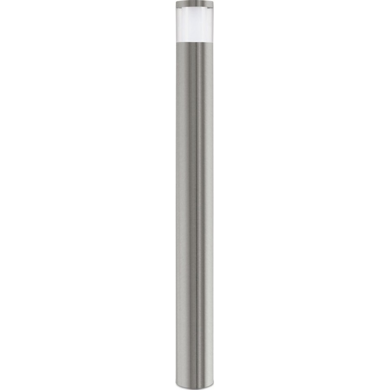 89,95 € Free Shipping | Luminous beacon Eglo Basalgo 1 4W 3000K Warm light. Cylindrical Shape Ø 10 cm. Terrace, garden and pool. Modern and design Style. Steel, Stainless steel and Plastic. Stainless steel, white and silver Color