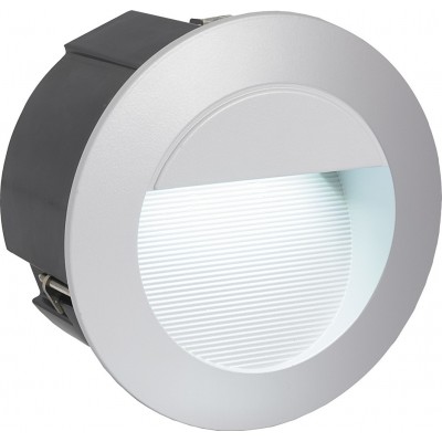 41,95 € Spedizione Gratuita | Apparecchio da incasso Eglo Zimba LED 2.5W 4000K Luce neutra. Ø 12 cm. Alluminio. Colore argento