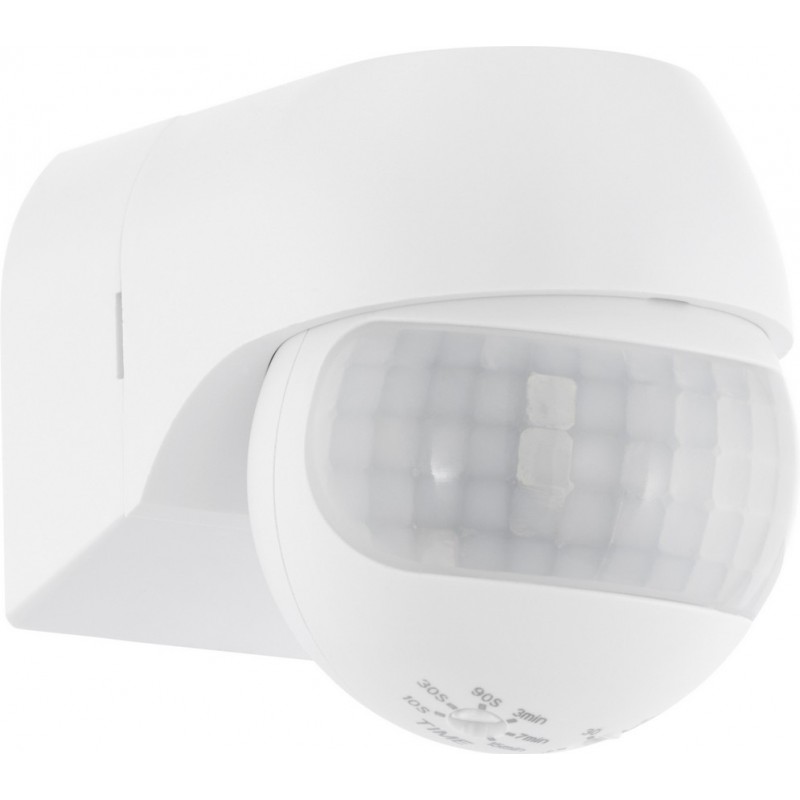 29,95 € 免费送货 | 照明灯具 Eglo Detect Me 1 球形 形状 7×6 cm. 动作检测器装置 现代的 和 设计 风格. 塑料. 白色的 颜色