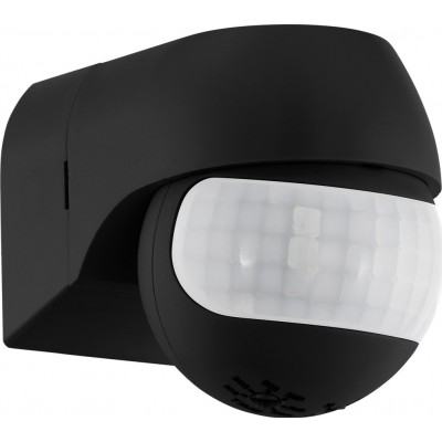 Apparecchi di illuminazione Eglo Detect Me 1 Forma Sferica 7×6 cm. Dispositivo rilevatore di movimento Stile moderno e design. Plastica. Colore nero