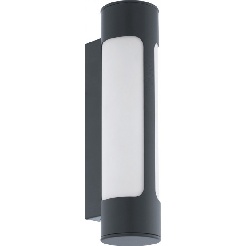 69,95 € Free Shipping | Outdoor wall light Eglo Tonego 12W 3000K Warm light. Cylindrical Shape 31×8 cm. Terrace, garden and pool. Modern and design Style. Steel, Galvanized steel and Plastic. Anthracite, white and black Color