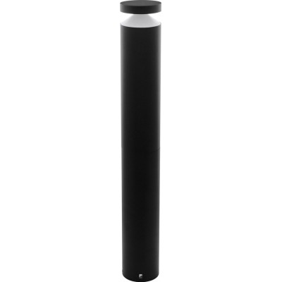 179,95 € Free Shipping | Streetlight Eglo Melzo 11W 3000K Warm light. Cylindrical Shape Ø 13 cm. Floor lamp Terrace, garden and pool. Modern and design Style. Aluminum and plastic. Black Color