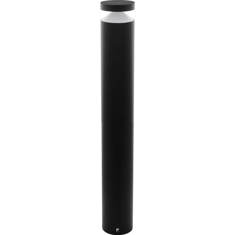 149,95 € Free Shipping | Streetlight Eglo Melzo 11W 3000K Warm light. Cylindrical Shape Ø 13 cm. Floor lamp Terrace, garden and pool. Modern and design Style. Aluminum and plastic. Black Color