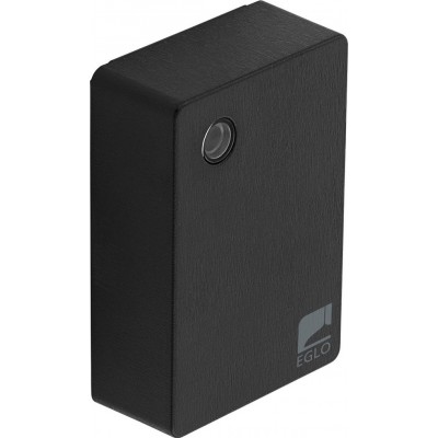 25,95 € Free Shipping | Lighting fixtures Eglo Detect Me 5 Cubic Shape 10×7 cm. Sensor device Modern and design Style. Plastic. Black Color