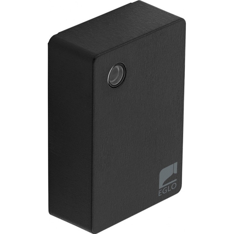 25,95 € Envío gratis | Accesorios de iluminación Eglo Detect Me 5 Forma Cúbica 10×7 cm. Dispositivo sensor Estilo moderno y diseño. Plástico. Color negro