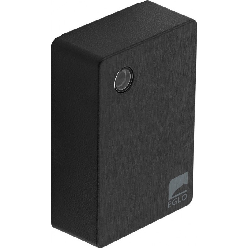 25,95 € Envio grátis | Equipamentos de iluminação Eglo Detect Me 5 Forma Cúbica 10×7 cm. Dispositivo sensor Estilo moderno e projeto. Plástico. Cor preto