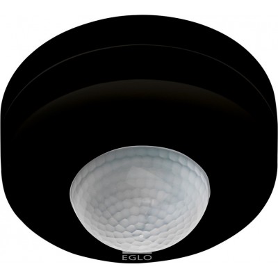 照明灯具 Eglo Detect Me 6 圆柱型 形状 Ø 9 cm. 动作检测器装置 现代的 和 设计 风格. 塑料. 白色的 和 黑色的 颜色