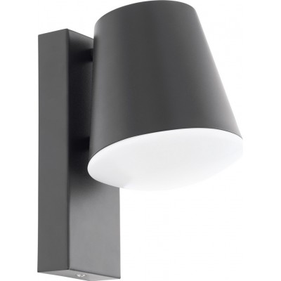 69,95 € Free Shipping | Outdoor wall light Eglo Caldiero C 9W Conical Shape 24×14 cm. Terrace, garden and pool. Modern and design Style. Steel, galvanized steel and plastic. Anthracite, white and black Color