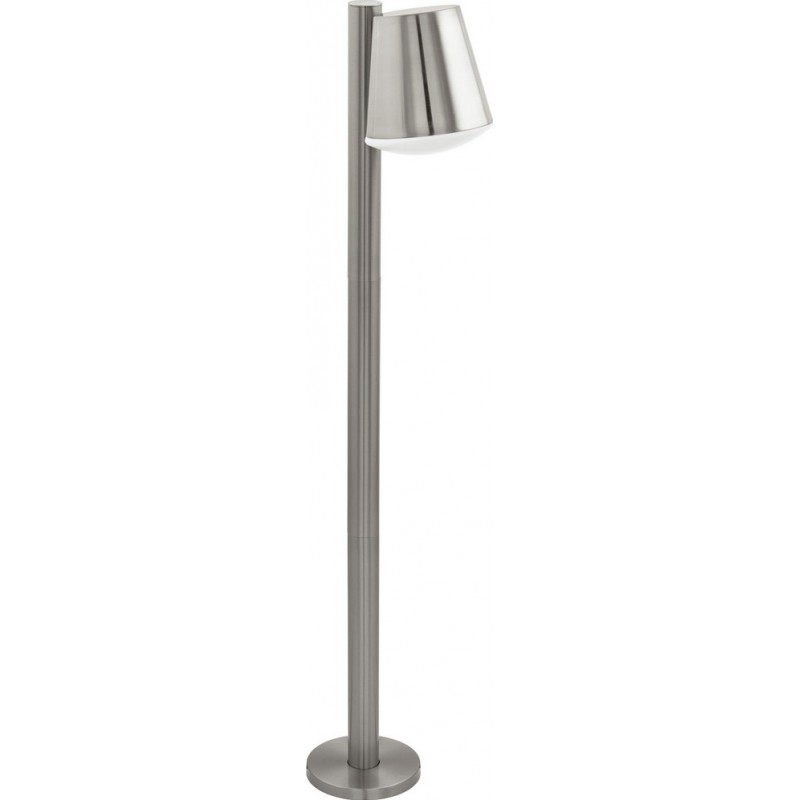 109,95 € Free Shipping | Luminous beacon Eglo Caldiero C 9W Conical Shape 97×24 cm. Terrace, garden and pool. Modern and design Style. Steel, Stainless steel and Plastic. Stainless steel, white and silver Color