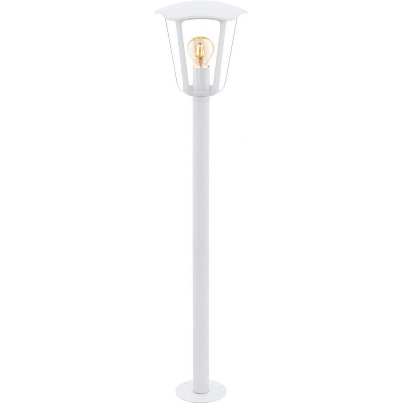 65,95 € Free Shipping | Streetlight Eglo Monreale 60W Conical Shape Ø 23 cm. Floor lamp Terrace, garden and pool. Modern and design Style. Aluminum and plastic. White Color