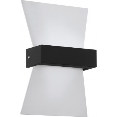 53,95 € Free Shipping | Outdoor wall light Eglo Albenza 5W 3000K Warm light. Extended Shape 30×20 cm. Terrace, garden and pool. Modern, design and cool Style. Aluminum. Anthracite, white and black Color