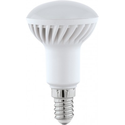 4,95 € Spedizione Gratuita | Lampadina LED Eglo LM LED E14 5W E14 LED R50 3000K Luce calda. Ø 5 cm. Plastica. Colore opale