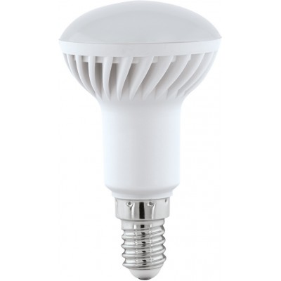 Светодиодная лампа Eglo LM LED E14 5W E14 LED R50 3000K Теплый свет. Коническая Форма Ø 5 cm. Пластик. Опал Цвет