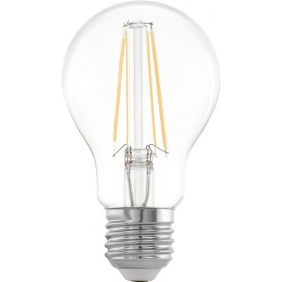 3,95 € Free Shipping | LED light bulb Eglo LM LED E27 6.5W E27 LED A60 2700K Very warm light. Ø 6 cm. Glass