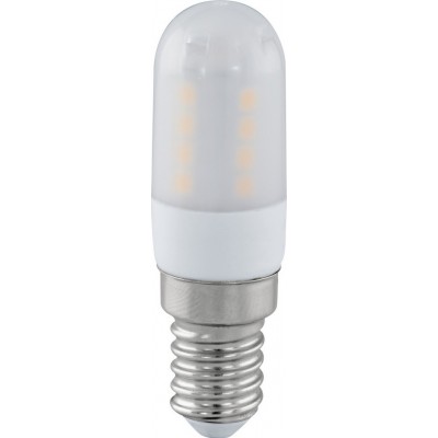 Bombilla LED Eglo LM LED E14 2.5W E14 LED T20 3000K Luz cálida. Forma Cilíndrica Ø 2 cm. Plástico