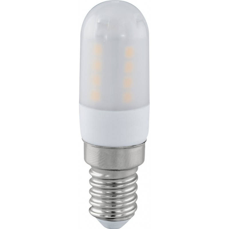 6,95 € Envio grátis | Lâmpada LED Eglo LM LED E14 2.5W E14 LED T20 3000K Luz quente. Forma Cilíndrica Ø 2 cm. Plástico