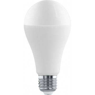 Светодиодная лампа Eglo LM LED E27 16W E27 LED A65 3000K Теплый свет. Сферический Форма Ø 6 cm. Пластик. Опал Цвет