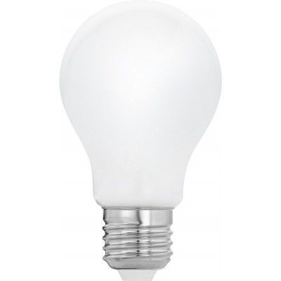 LED電球 Eglo LM LED E27 5W E27 LED A60 2700K とても暖かい光. 球状 形状 Ø 6 cm. ガラス. オパール カラー