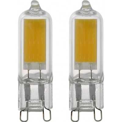 10,95 € Free Shipping | LED light bulb Eglo LM LED G9 2W G9 LED 3000K Warm light. Cylindrical Shape Ø 1 cm. Glass