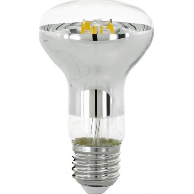 LED light bulb Eglo LM LED E27 6W E27 LED R63 2700K Very warm light. Spherical Shape Ø 6 cm. Glass