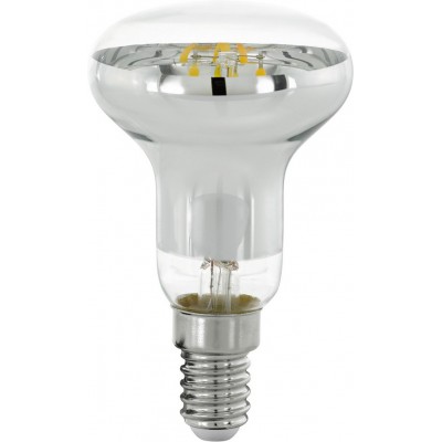 Bombilla LED Eglo LM LED E14 4W E14 LED R50 2700K Luz muy cálida. Forma Esférica Ø 5 cm. Vidrio