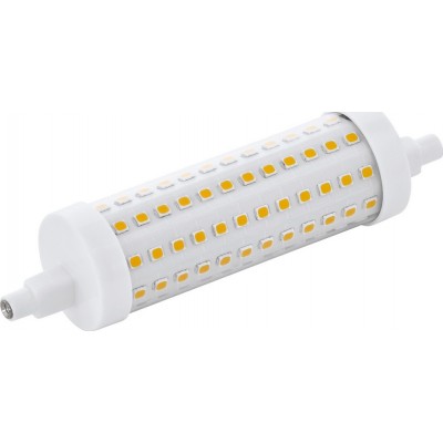 Bombilla LED Eglo LM LED R7S 12W R7S LED 118MM 2700K Luz muy cálida. Forma Cilíndrica Ø 2 cm. Plástico