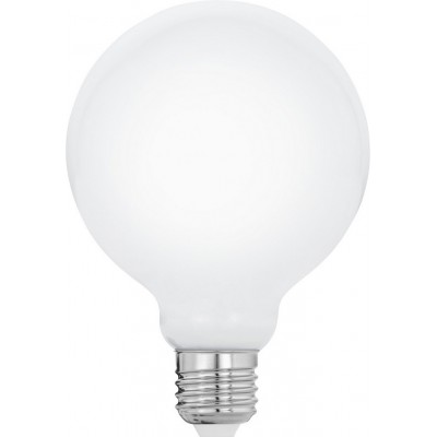 LED灯泡 Eglo LM LED E27 7W E27 LED G95 4000K 中性光. 球形 形状 Ø 4 cm. 玻璃. 蛋白石 颜色