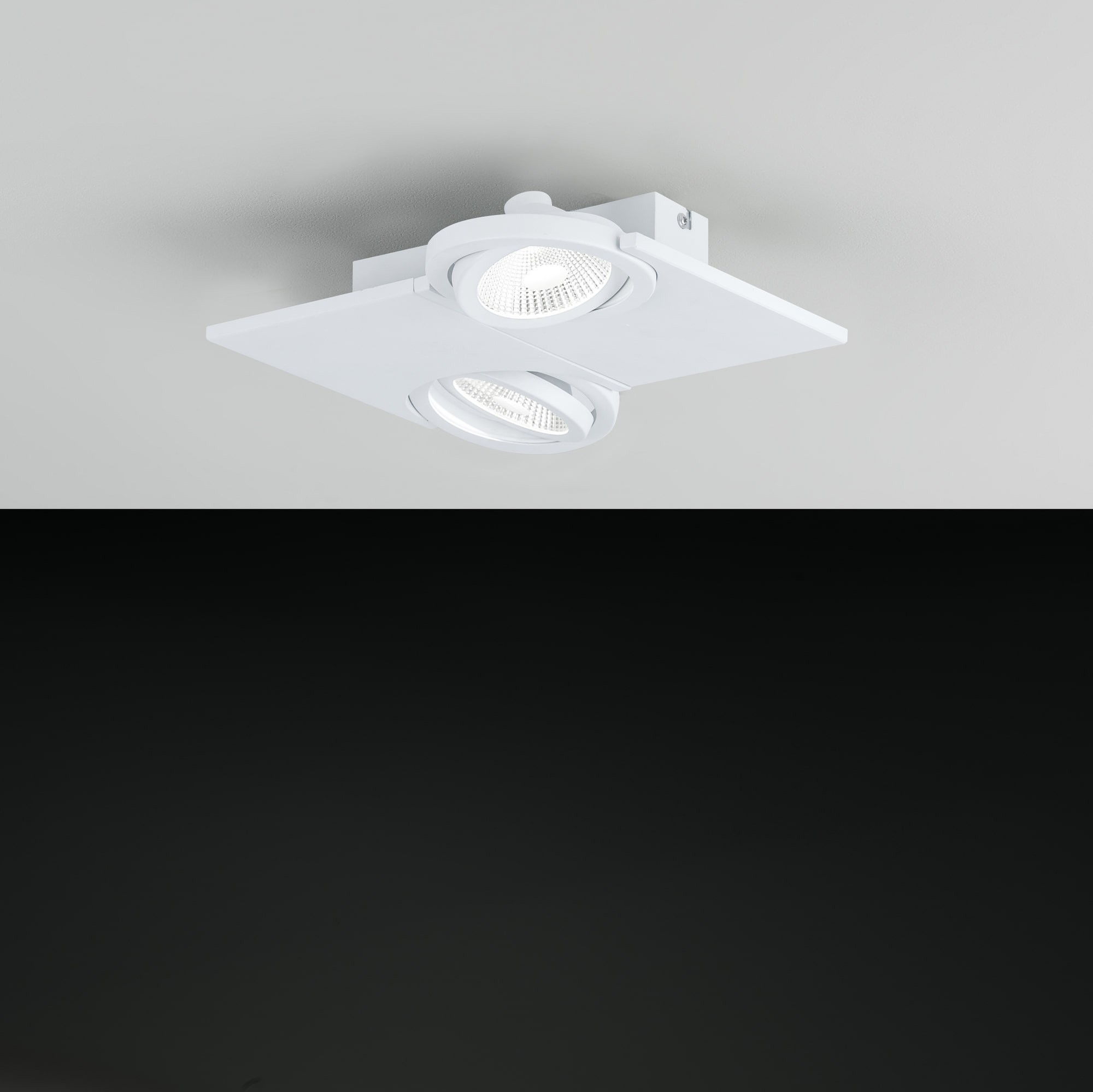109,95 € Envoi gratuit | Projecteur d'intérieur Eglo Stars of Light Brea 5W 3000K Lumière chaude. 29×28 cm. Acier, aluminium et verre. Couleur blanc