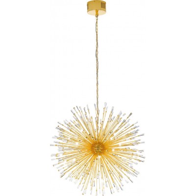 3 999,95 € Free Shipping | Chandelier Eglo Stars of Light Vivaldo 1 38.5W Ø 98 cm. Steel and crystal. Golden Color