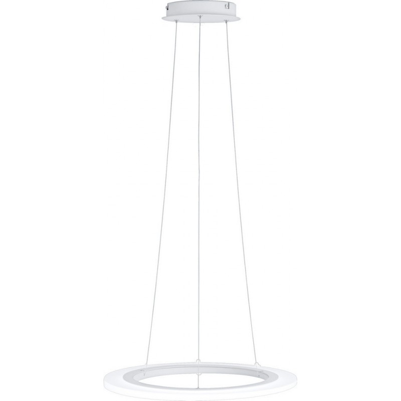 352,95 € Kostenloser Versand | Hängelampe Eglo Stars of Light Penaforte 30.5W 3000K Warmes Licht. Pyramidal Gestalten Ø 59 cm. Wohnzimmer und esszimmer. Anspruchsvoll und design Stil. Aluminium und Plastik. Weiß Farbe