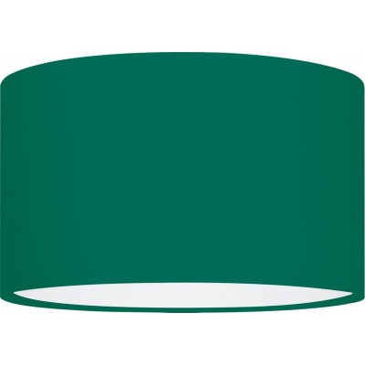 Schermo della lampada Eglo Nadina 1 Forma Cilindrica Ø 38 cm. Stile moderno, sofisticato e design. Tessile. Colore verde