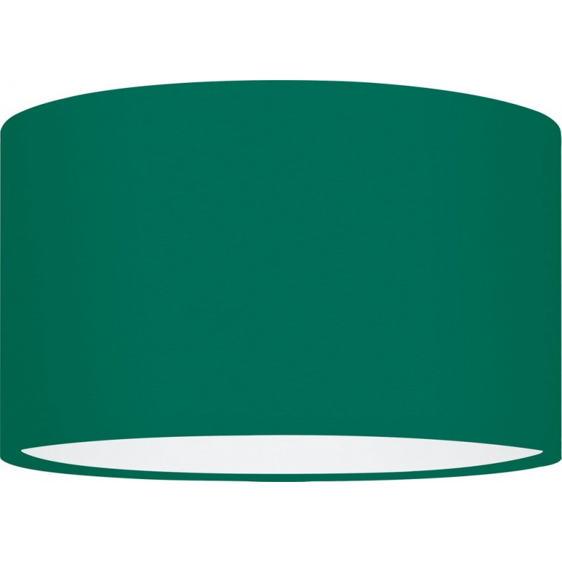 灯罩 Eglo Nadina 1 圆柱型 形状 Ø 38 cm. 现代的, 复杂的 和 设计 风格. 纺织品. 绿色的 颜色
