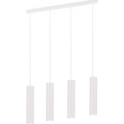 吊灯 Eglo Terrasini 20W 拉长的 形状 150×98 cm. 客厅 和 饭厅. 复杂的 和 设计 风格. 钢. 白色的 颜色
